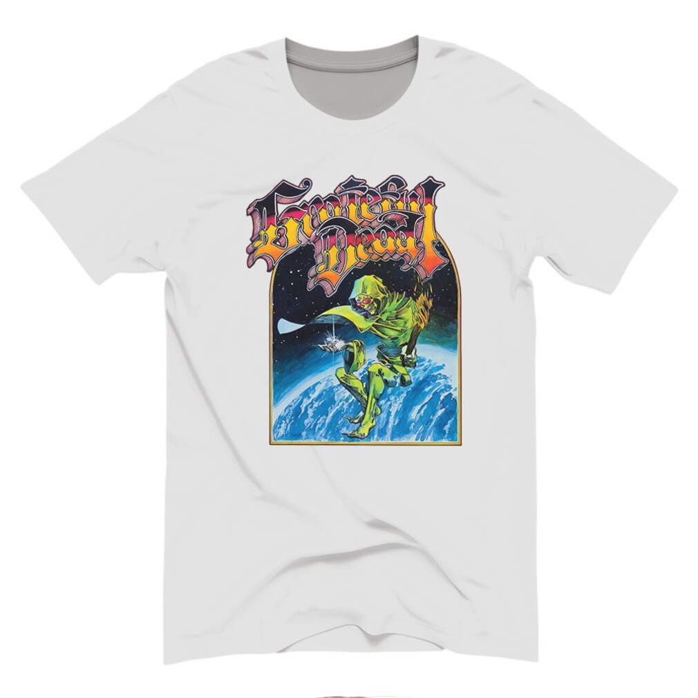 Cosmic Green Wizard Space Fantasy Graphic Shirt Cosmic Green Wizard Space Fantasy Graphic Shirt