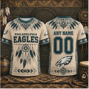 Custom Philadelphia Eagles Dreamcatcher Native American Style Shirt