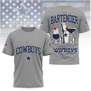 Dallas Cowboys Bartender Cocktail Drink Football Shirt