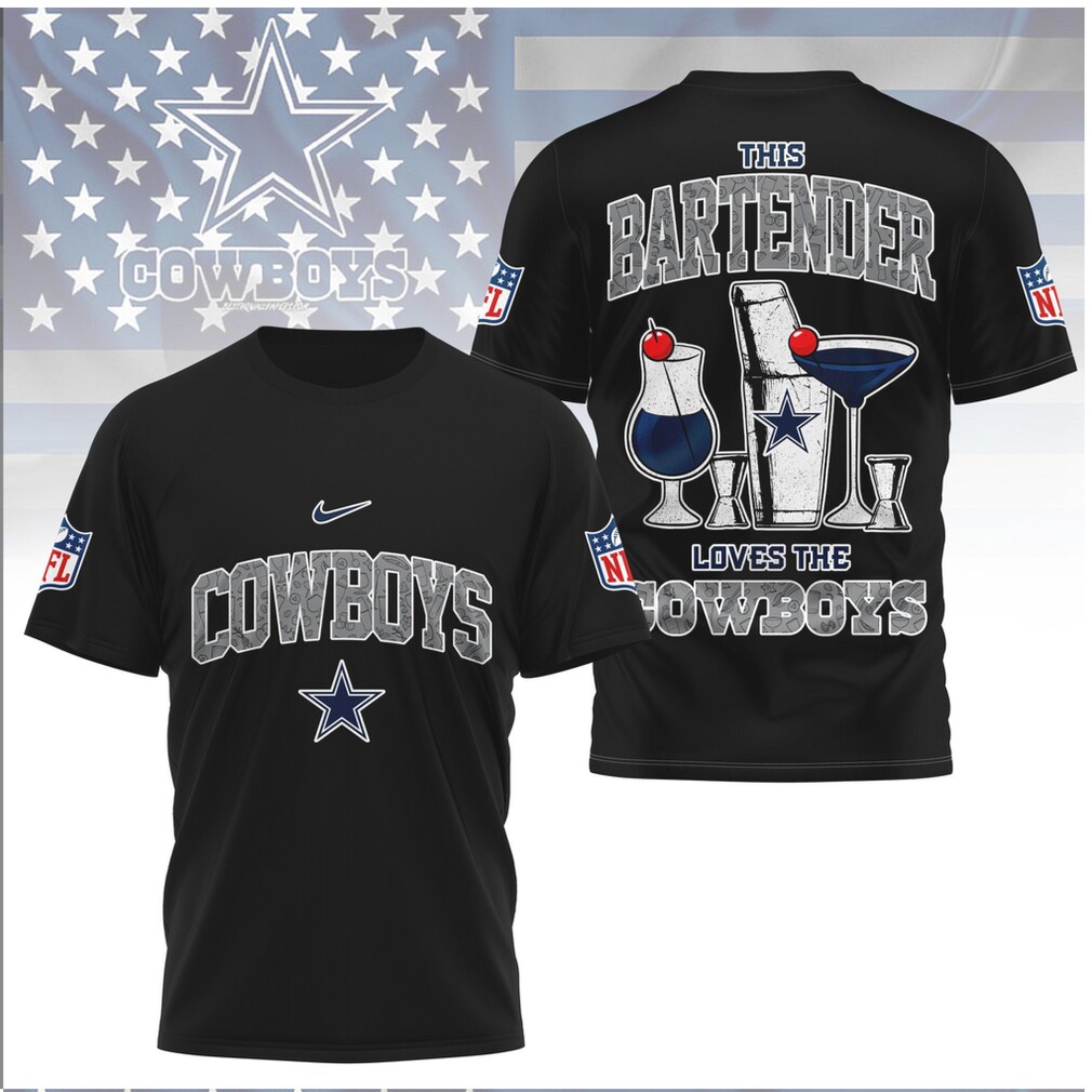 Dallas Cowboys Bartender Cocktail Drink Football Shirt Dallas Cowboys Bartender Cocktail Drink Football Shirt