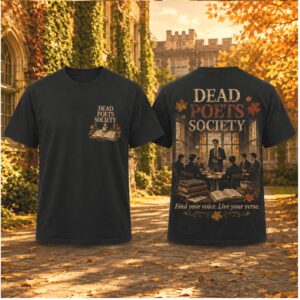 Dead Poets Society Dark Academia Find Your Voice Live Your Verse Shirts