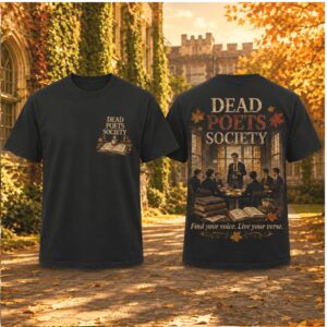 Dead Poets Society Dark Academia Find Your Voice Live Your Verse Shirts