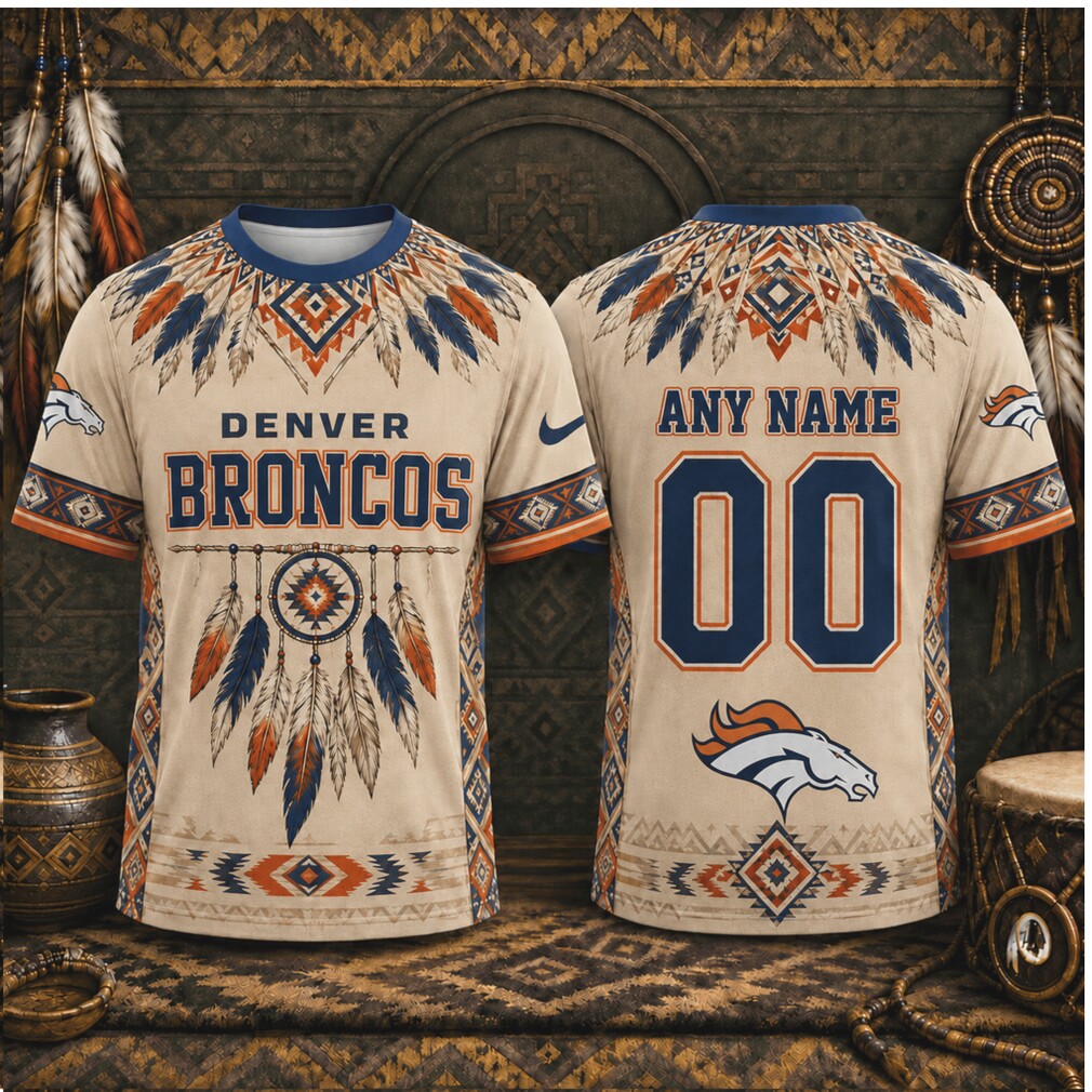 Denver Broncos Dreamcatcher Native American Style Custom Shirt Denver Broncos Dreamcatcher Native American Style Custom Shirt
