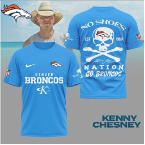 Denver Broncos Skull Crossbones Football Shirt