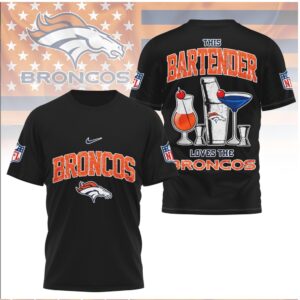 Denver Football This Bartender Loves The Broncos Shirt