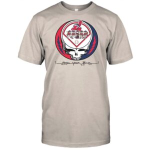 Detroit Baseball Steal Your Base Lightning Skull Fan Shirt