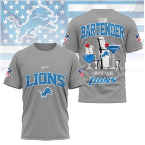 Detroit Football This Bartender Loves The Lions Shirt