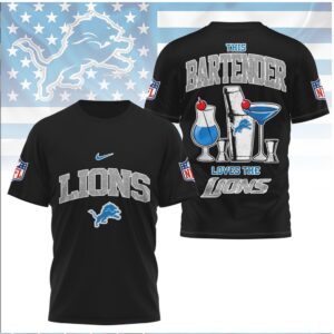 Detroit Football This Bartender Loves The Lions Shirt