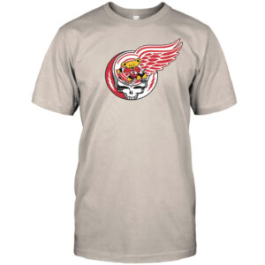Detroit Hockey Winged Wheel Dancing Bear Hoodie Shirt