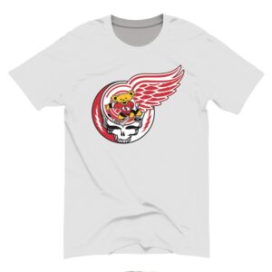 Detroit Hockey Winged Wheel Dancing Bear Hoodie Shirt