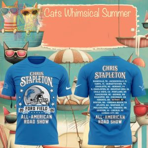 Detroit Lions Chris Stapleton Concert Schedule Shirt