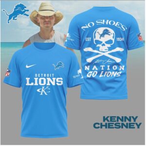 Detroit Lions Skull Crossbones Football Shirt