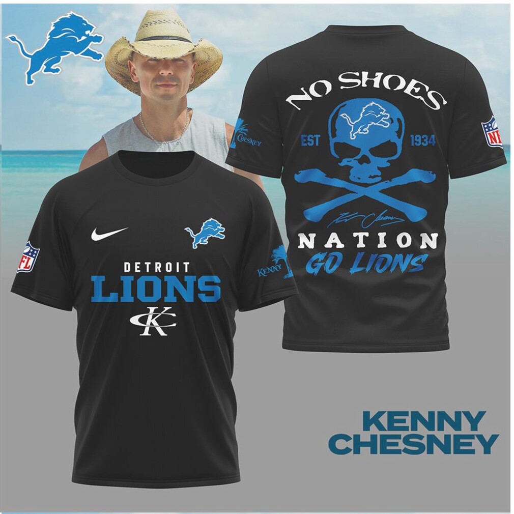Detroit Lions Skull Crossbones Football Shirt Detroit Lions Skull Crossbones Football Shirt