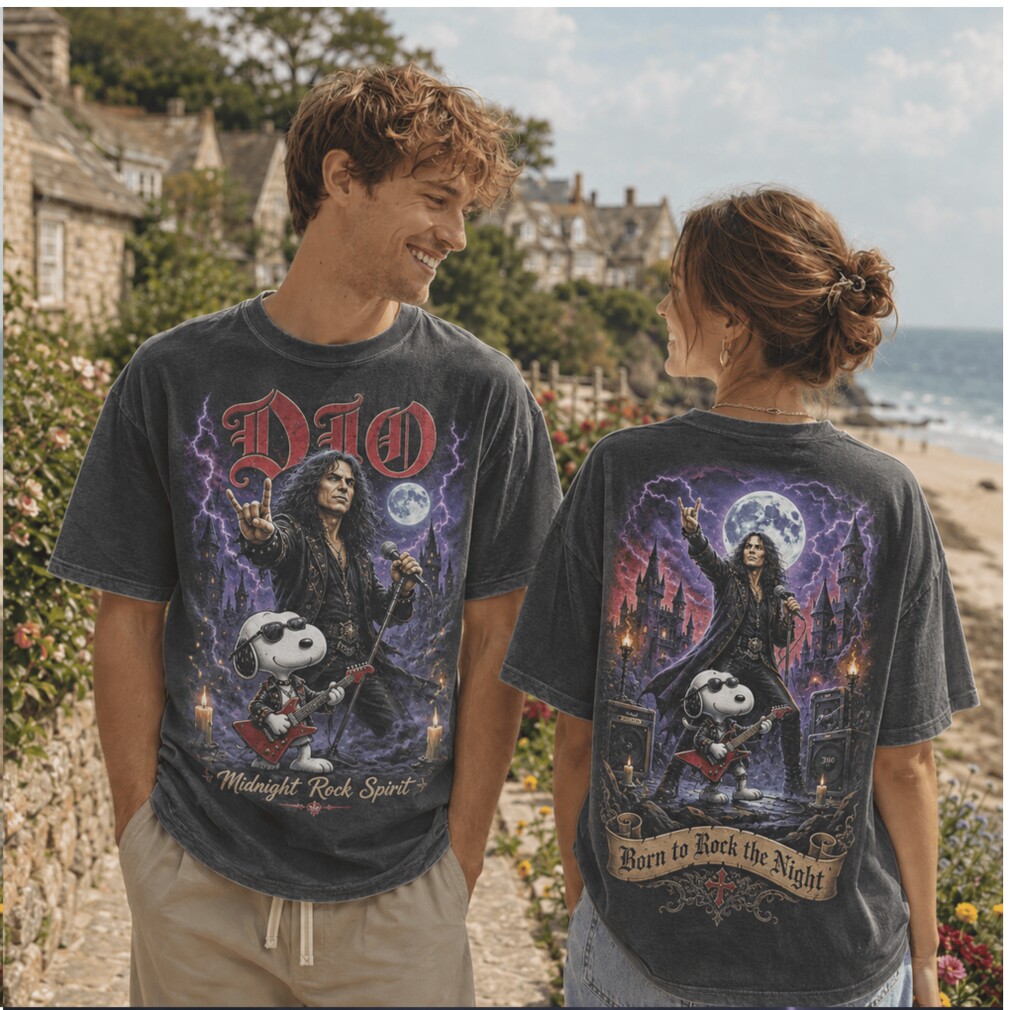 Dio Heavy Metal Band Snoopy Dog Born To Rock The Night Shirt Dio Heavy Metal Band Snoopy Dog Born To Rock The Night Shirt