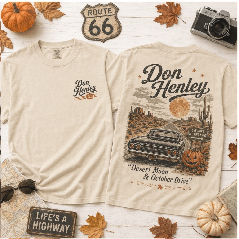 Don Henley Desert Moon Route Sixty Six Country Shirt Don Henley Desert Moon Route Sixty Six Country Shirt