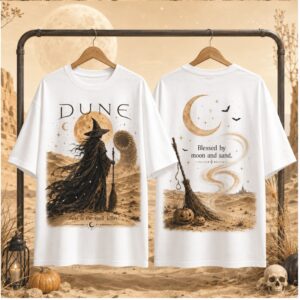 Dune Sandworm Desert Witch Fear Is The Spell Killer Shirt