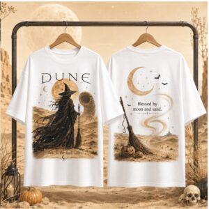 Dune Sandworm Desert Witch Fear Is The Spell Killer Shirt