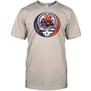 Edmonton Hockey Grateful Dead Skull Stealie Dancing Bear Shirt
