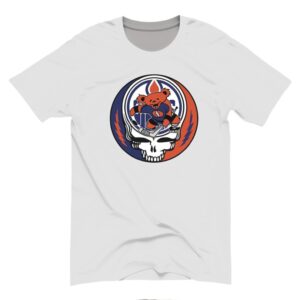 Edmonton Hockey Grateful Dead Skull Stealie Dancing Bear Shirt