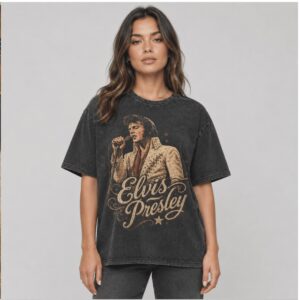 Elvis Presley From Tupelo I Can Tell Retro Rockabilly Shirt