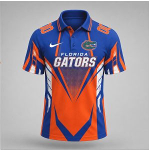Florida Gators Mascot Gator Sport Graphic Game Day Polo Shirt
