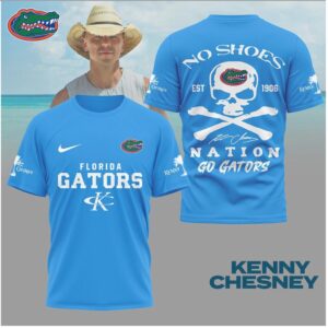 Florida Gators Skull Crossbones No Shoes Nation Shirt