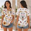 Tennessee Volunteers Sunflower Butterfly Floral Shirt Tennessee Volunteers Sunflower Butterfly Floral Shirt