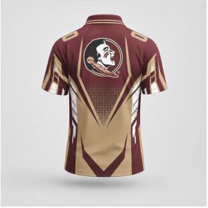 Florida State Seminoles Tribal Geometric Graphic Polo Shirt