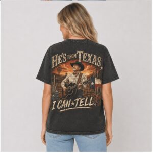 George Strait From Texas I Can Tell Retro Country Music Shirt