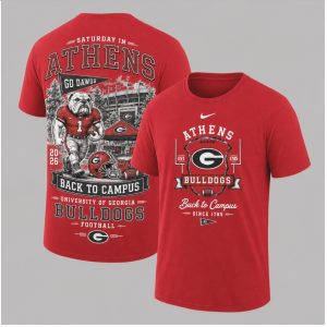 Georgia Bulldogs Athens Football Mascot Game Day Shirt