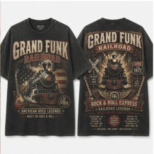 Grand Funk Railroad Train Rock And Roll Express Vintage Shirt