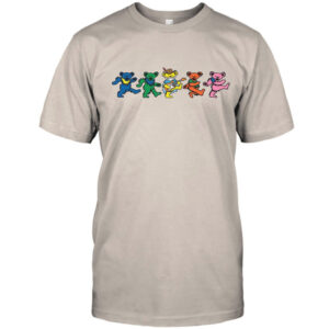 Grateful Dead Dancing Bears Rock Band Vintage Shirt