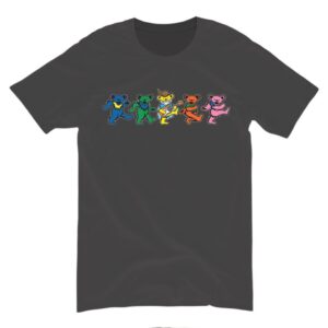 Grateful Dead Dancing Bears Rock Band Vintage Shirt