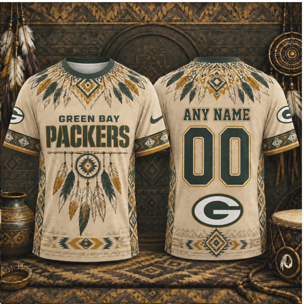 Green Bay Packers Dreamcatcher Native American Style Custom Shirt Green Bay Packers Dreamcatcher Native American Style Custom Shirt