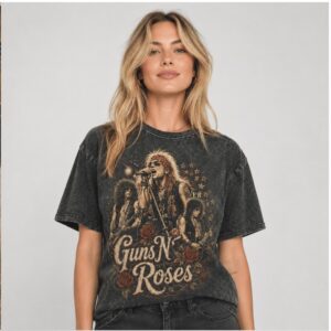 Guns N Roses From LA I Can Tell Classic Rock Band Shirt