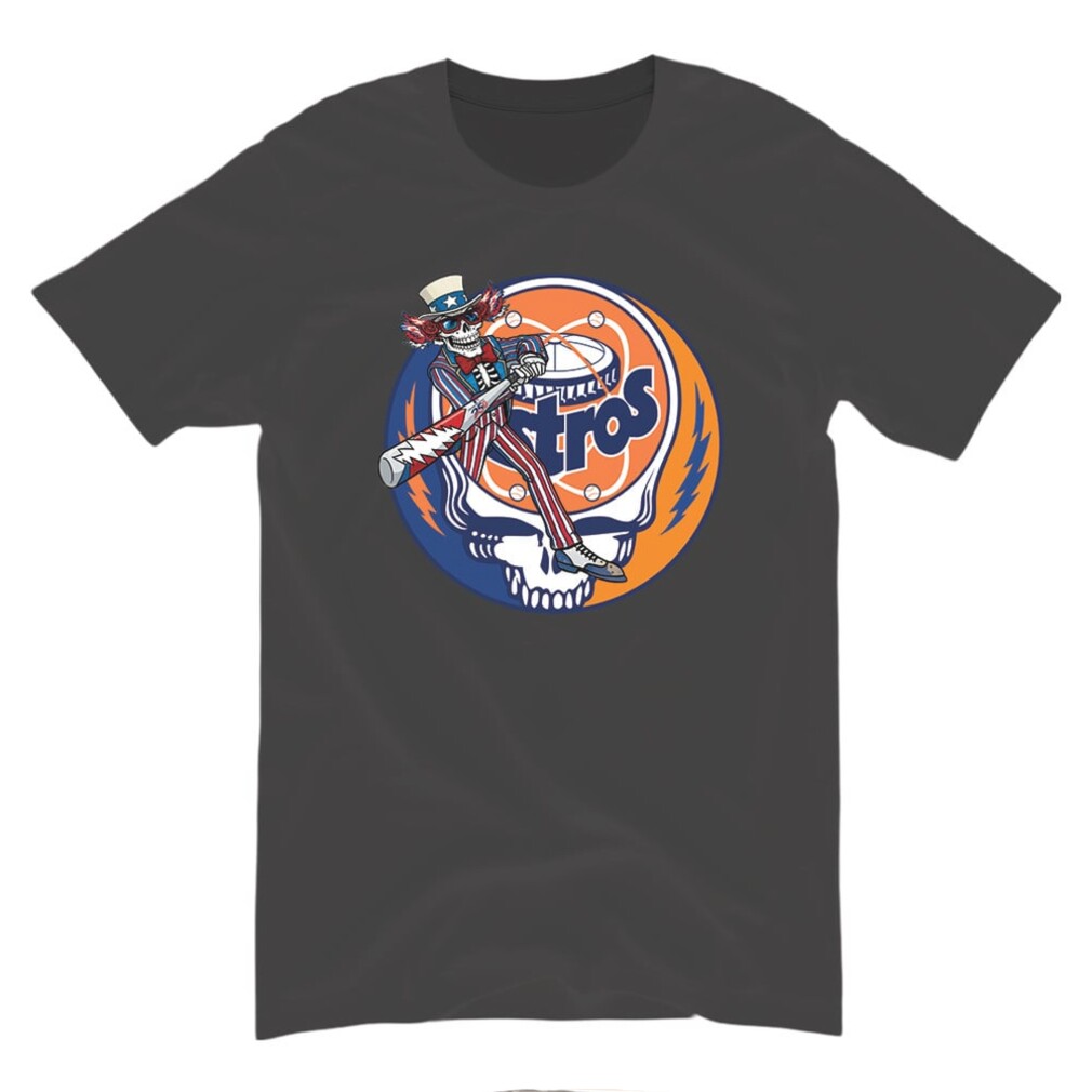 Houston Astros Uncle Sam Skeleton Baseball Shirt Houston Astros Uncle Sam Skeleton Baseball Shirt