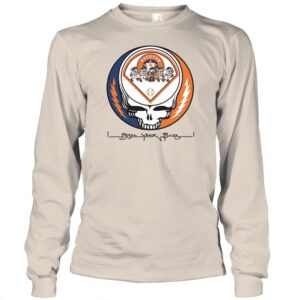 Houston Baseball Steal Your Base Lightning Skull Fan Shirt