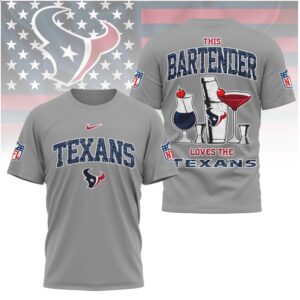 Houston Texans Bartender Cocktail NFL Football Shirt