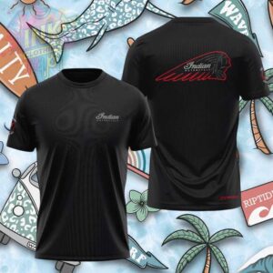 Indian Motorcycle 125th Anniversary Red Headdress Black Shirt.jfif