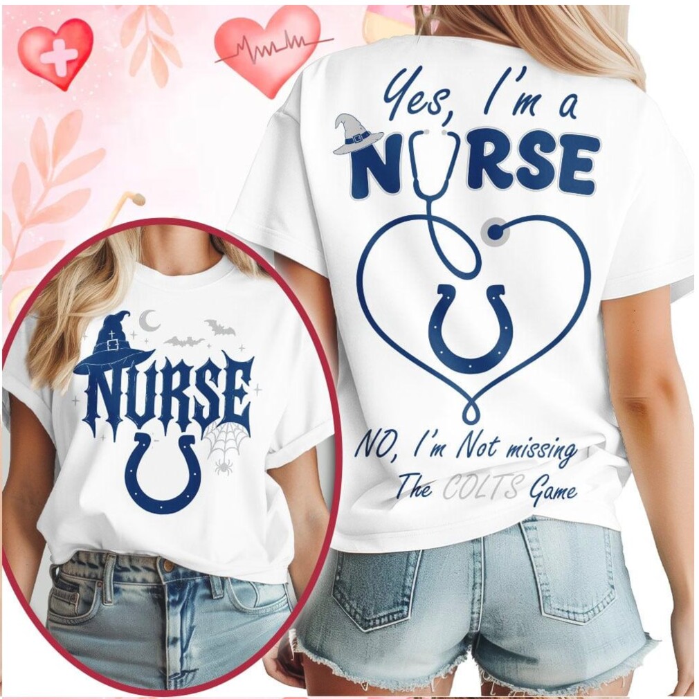 Indianapolis Colts Nurse Stethoscope Halloween Game Day Shirt Indianapolis Colts Nurse Stethoscope Halloween Game Day Shirt