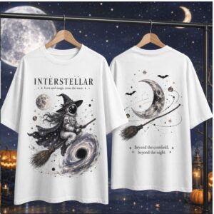 Interstellar Astronaut Witch Space Magic Beyond The Night Shirt