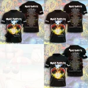 Iron Maiden Band Demon Mascot Live At Donington 1992 Concert Shirt