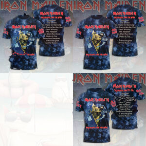 Iron Maiden Band Zombie Mascot No Prayer For The Dying Album Shirt
