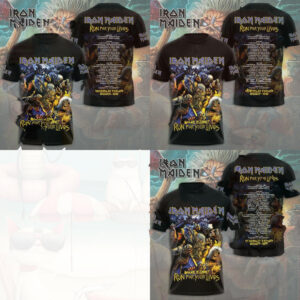 Iron Maiden Run For Your Lives Tour Shirt