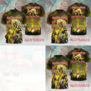 Iron Maiden Run For Your Lives World Tour 2025 Concert Shirt