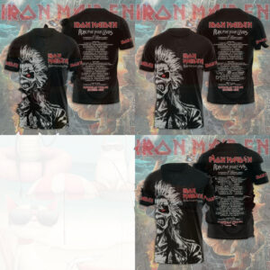 Iron Maiden Run For Your Lives World Tour Shirts