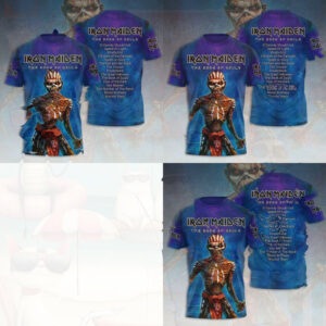 Iron Maiden The Book Of Souls Tour Shirt