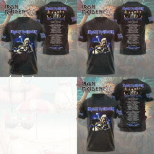 Iron Maiden World Tour Band Concert Shirt