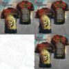 Iron Maiden World Tour Eddie Graphic Print Shirt Iron Maiden World Tour Eddie Graphic Print Shirt