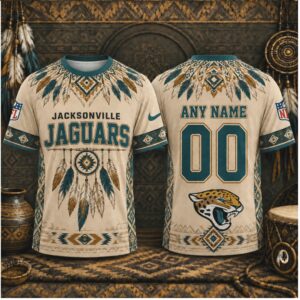 Jacksonville Jaguars Dreamcatcher Native American Style Custom Shirt